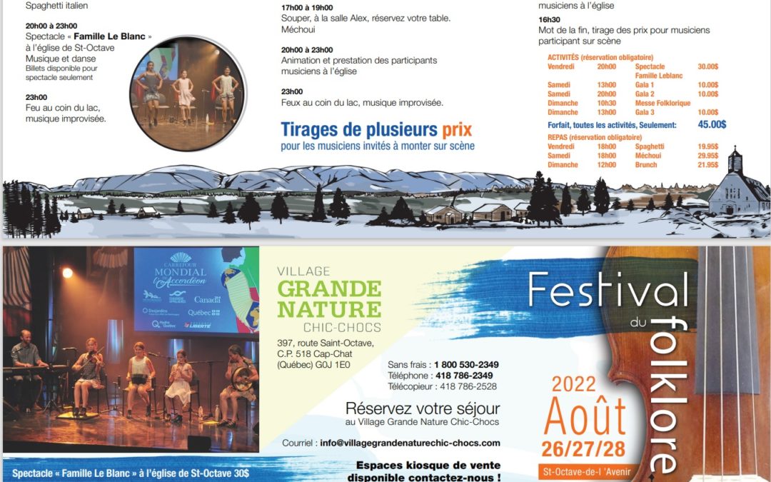 programme festival folklore petit